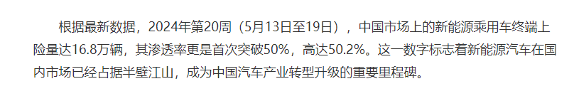 嘴上說不要但身體很誠實?上險量公布,買新能源的人超過了燃油車