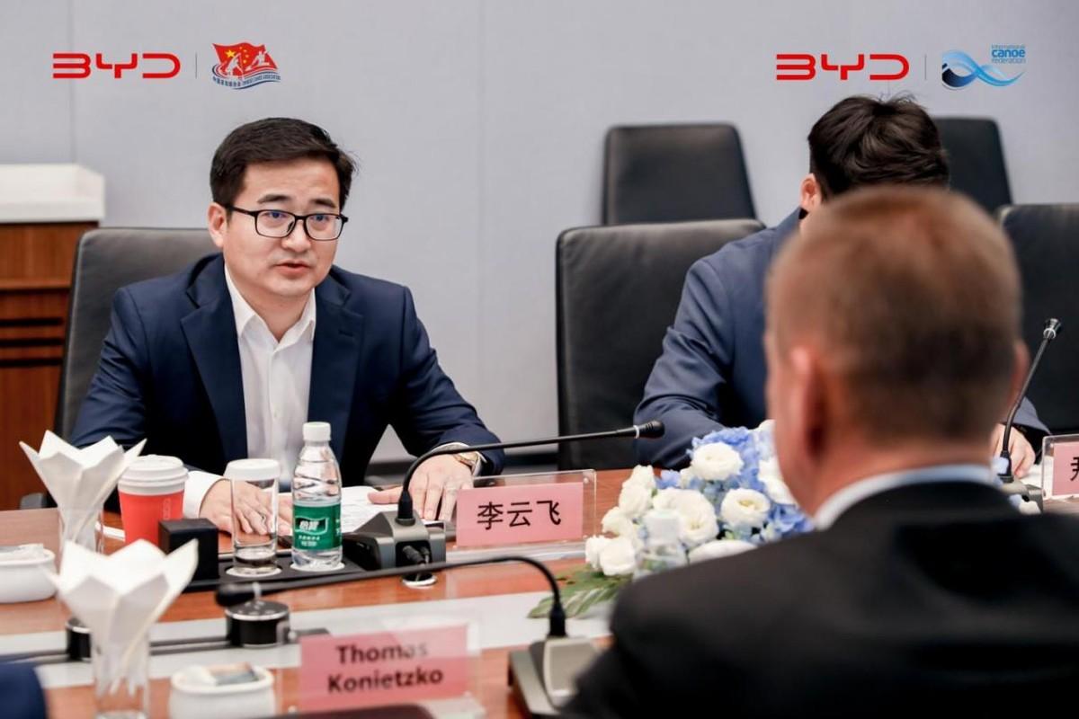 比亞迪和國際皮劃艇聯合會、中國皮劃艇協會三方攜手推進龍舟入奧