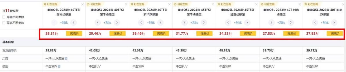 寶馬X3、奧迪Q5L最低僅27萬多,豪華中型SUV集體降價(jià)?