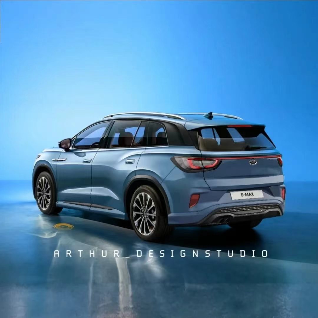 全新一代福特S-MAX曝光 配2.5L混動系統 定位中型MPV
