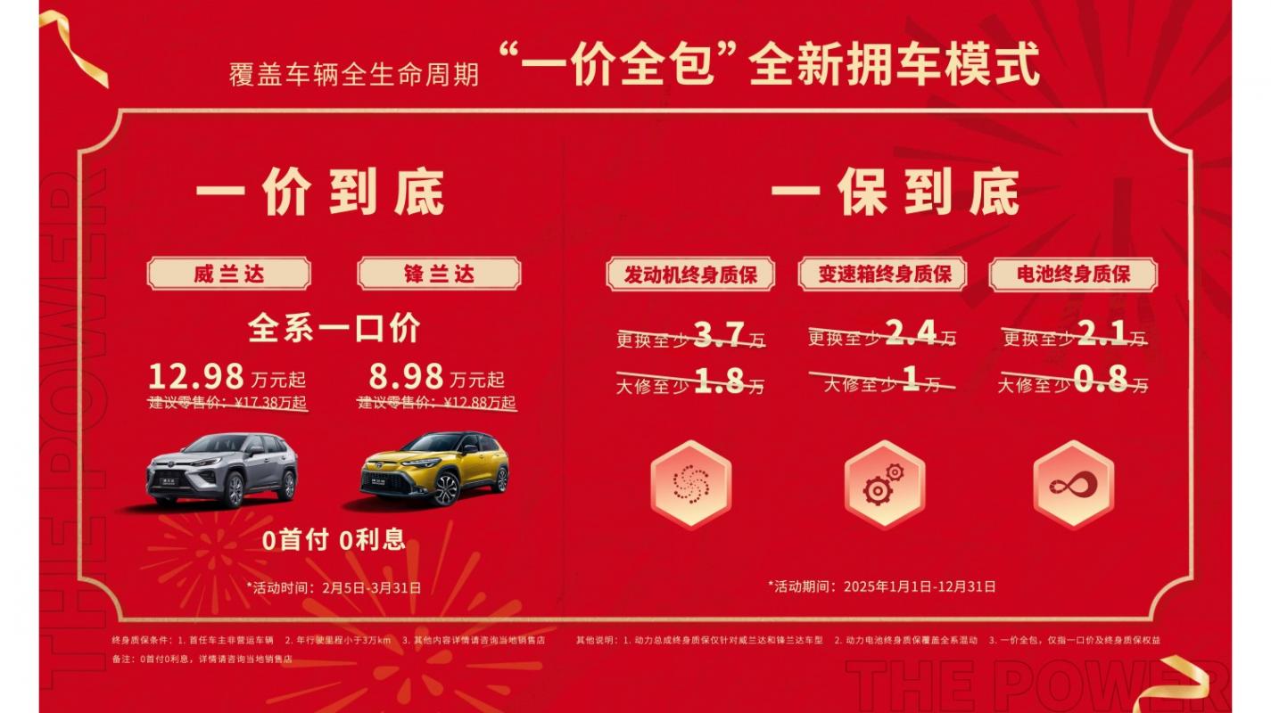 逆戰(zhàn)價格內(nèi)卷!廣汽豐田鋒蘭達(dá)用”品質(zhì)鐵律”重塑行業(yè)價值標(biāo)桿