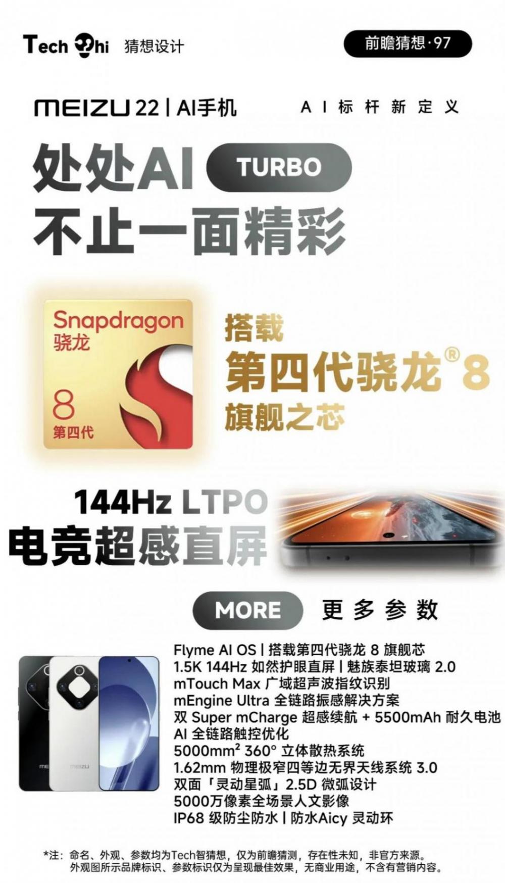 魅族 22 AI 手機:科技美學與強勁性能的全新融合