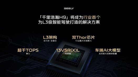 吉利以AI賦能,打造千里浩瀚智駕,實現安全高階智駕普及