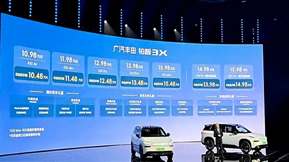 廣汽豐田鉑智3X正式上市,權益價10.49萬起,智駕是看點
